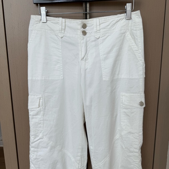 I.AM.GIA Ryder White Cargo Pants, S - Picture 5 of 6